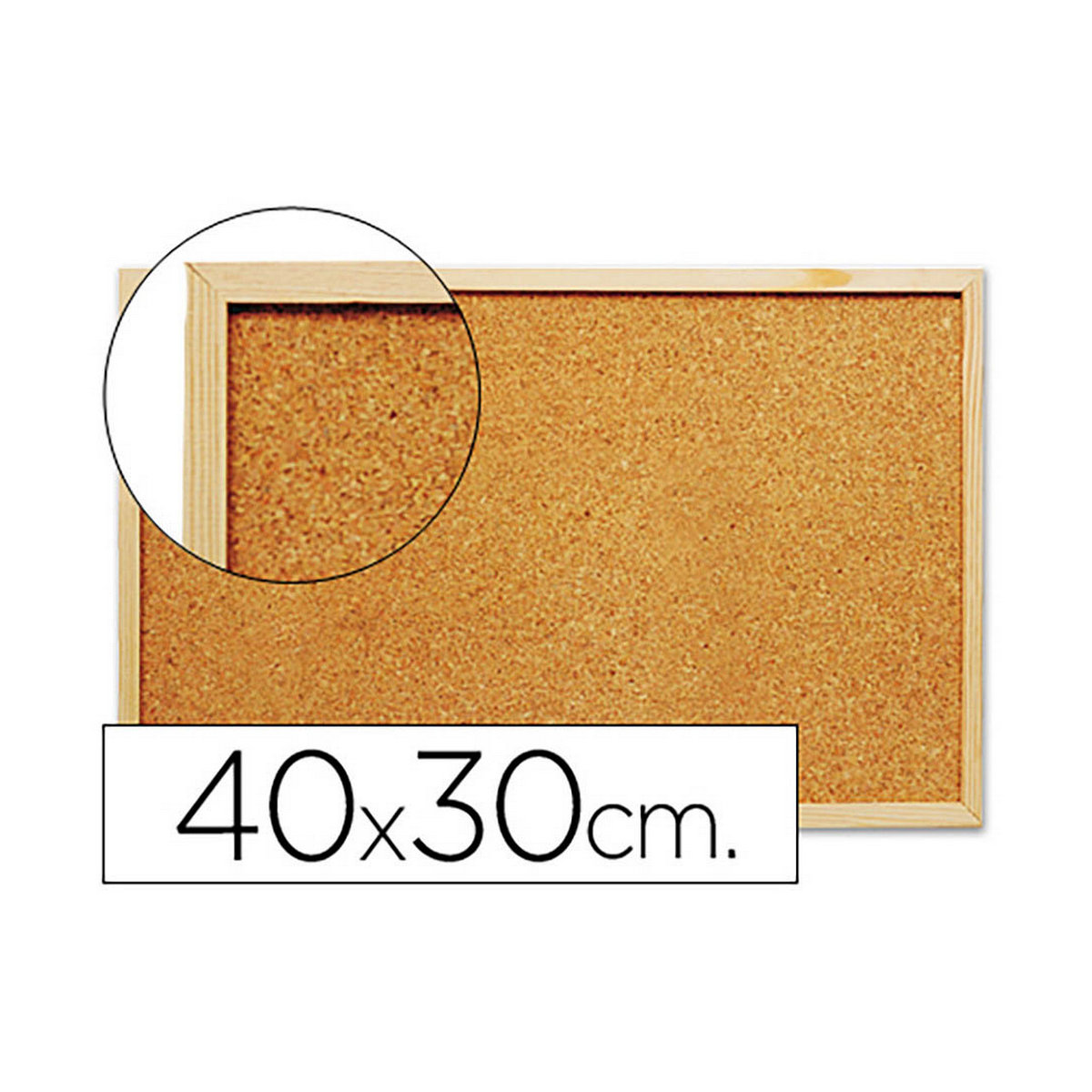 Skiffer Q-Connect Kork Brun (40 x 30 cm) - 4