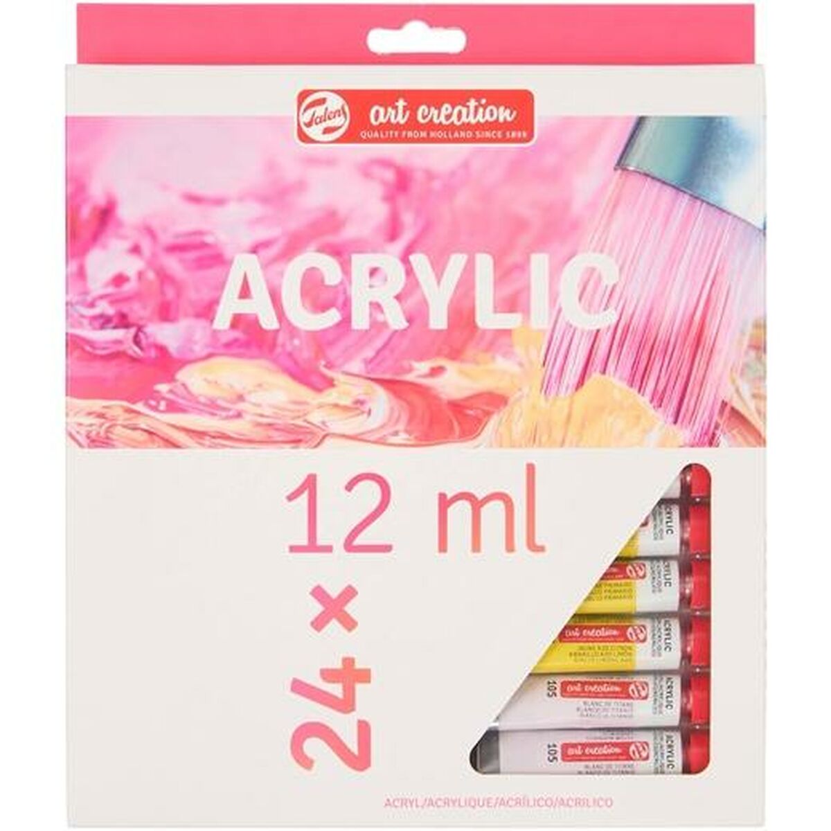 Målarset Talens Art Creation Akrylfärg 24 Delar Multicolour 12 ml - 2