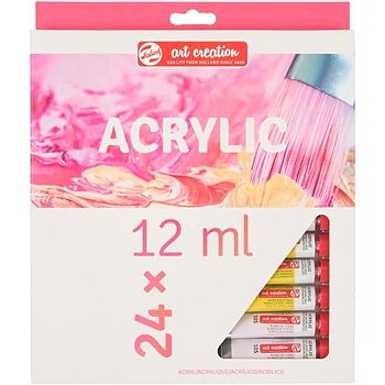 Målarset Talens Art Creation Akrylfärg 24 Delar Multicolour 12 ml