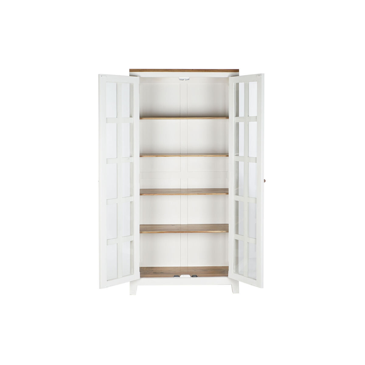 Visningsställ DKD Home Decor Glas Akaciaträ Mangoträ 90 x 40 x 190 cm - 3