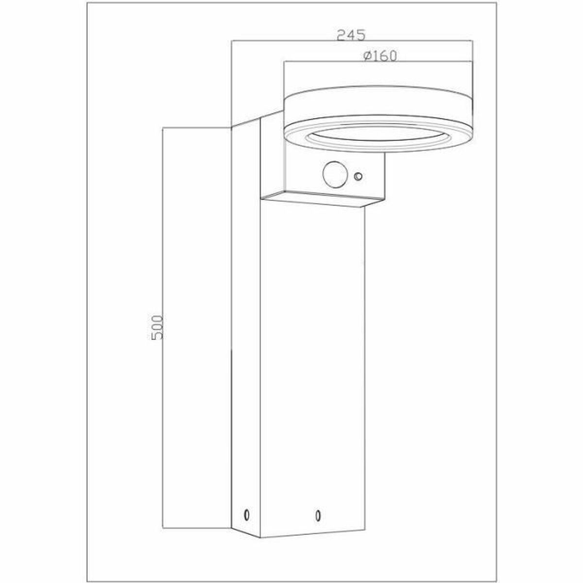 Solcellslampa Galix G4590B Silvrig 1000 Lm - 4