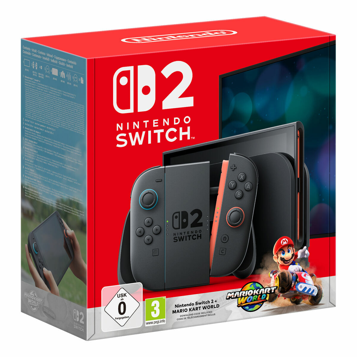 Nintendo Switch 2 Nintendo 10015920 Svart Mario Kart World