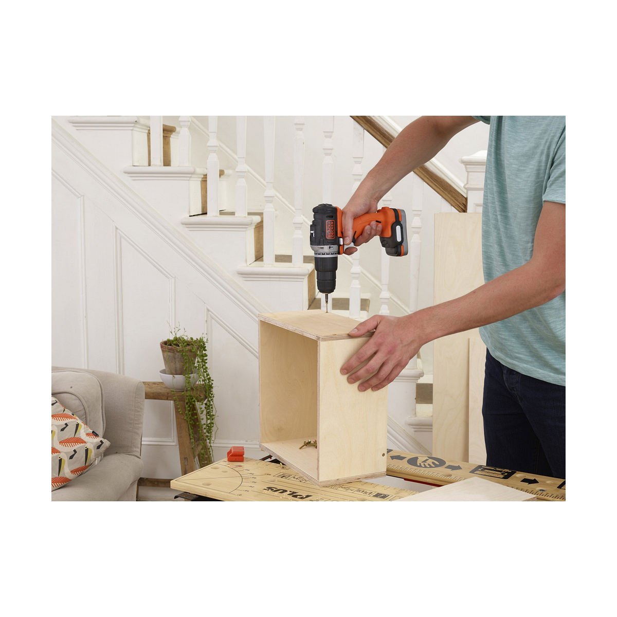 Borr/skruvdragare Black & Decker BDCHD12S1-XJ 12V 1,5 Ah 12 V - 11