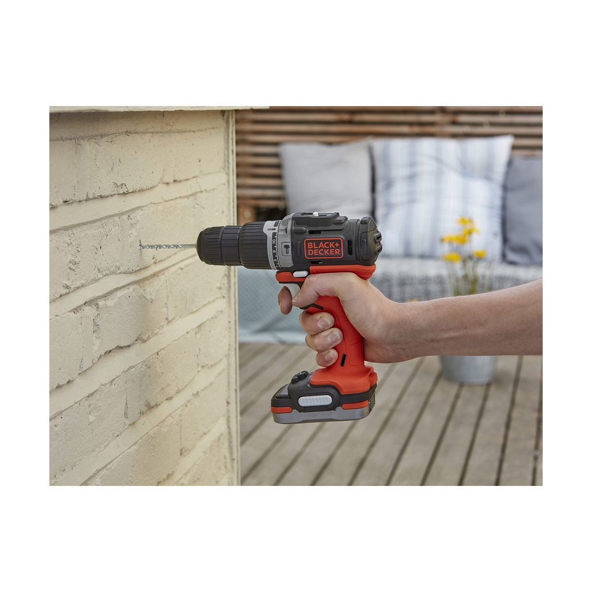 Borr/skruvdragare Black & Decker BDCHD12S1-XJ 12V 1,5 Ah 12 V - 7