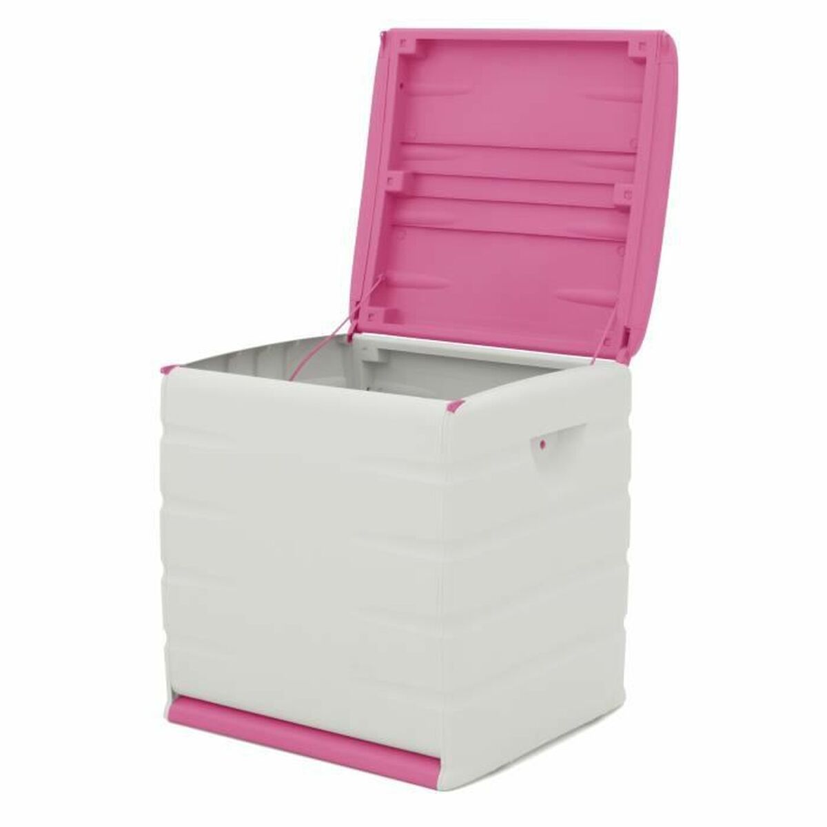 Kista Plastiken 60 x 61 x 53 cm Beige Fuchsia Plast - 3