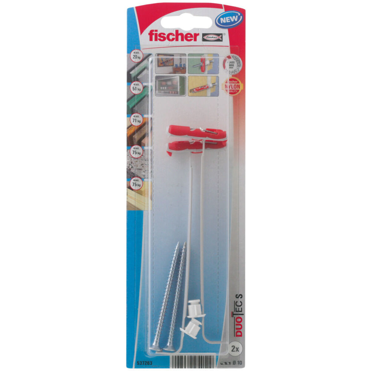 Låda med skruvar Fischer duotec (2 antal) - 5
