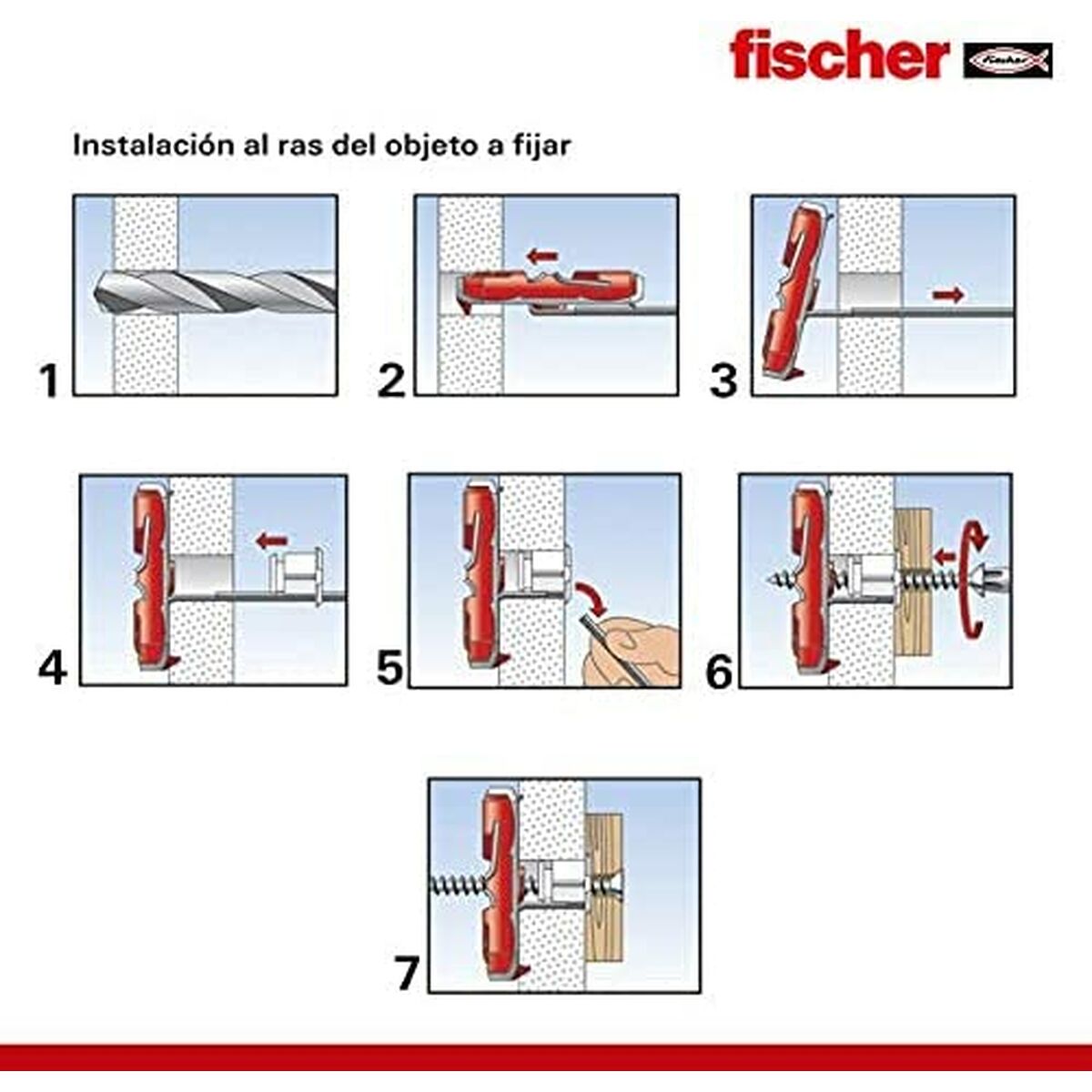 Låda med skruvar Fischer duotec (2 antal) - 8