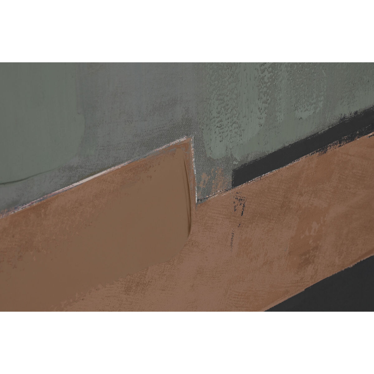 Tavla Home ESPRIT Svart Grön Modern Urban 100 x 4 x 100 cm (2 antal) - 3