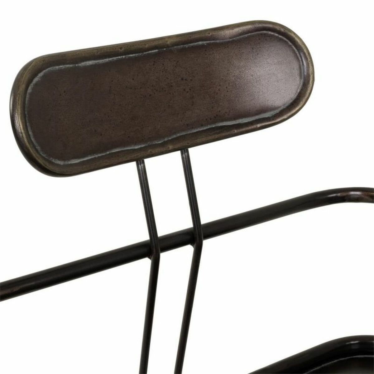 Bänk Alexandra House Living Brun Metall 53 x 88 x 122 cm - 7