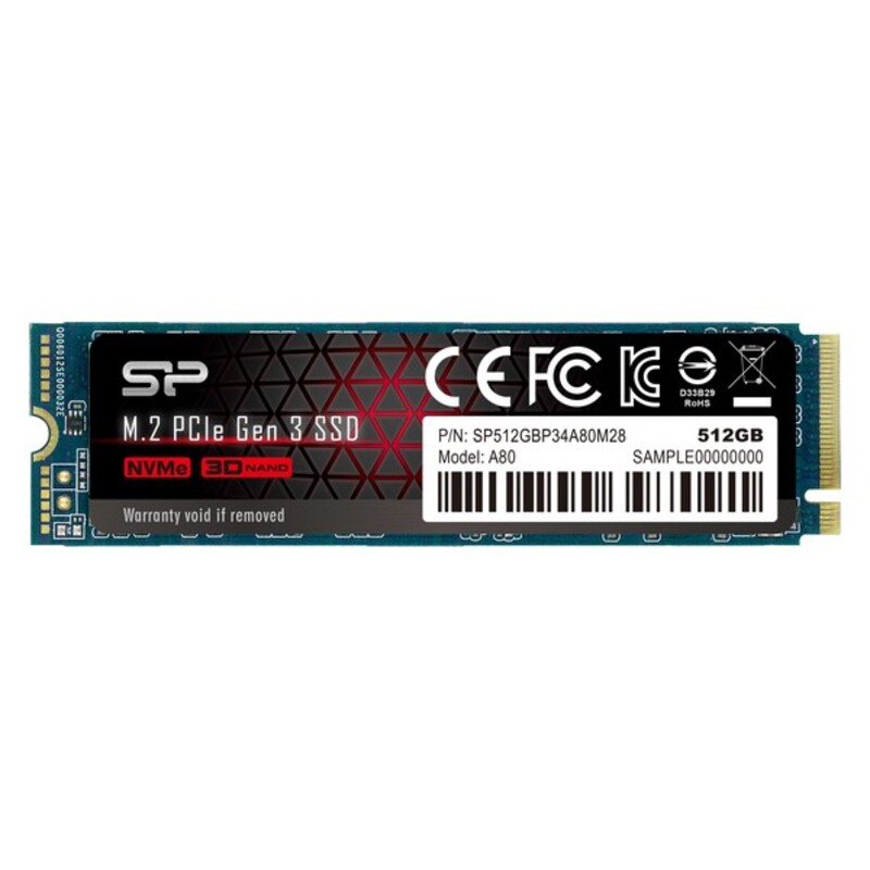 Hårddisk Silicon Power SSD 3400 MB/s SSD - 3