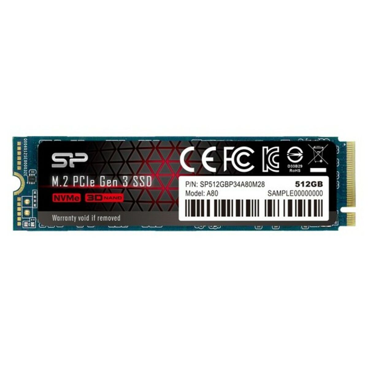 Hårddisk Silicon Power SSD 3400 MB/s SSD - 5