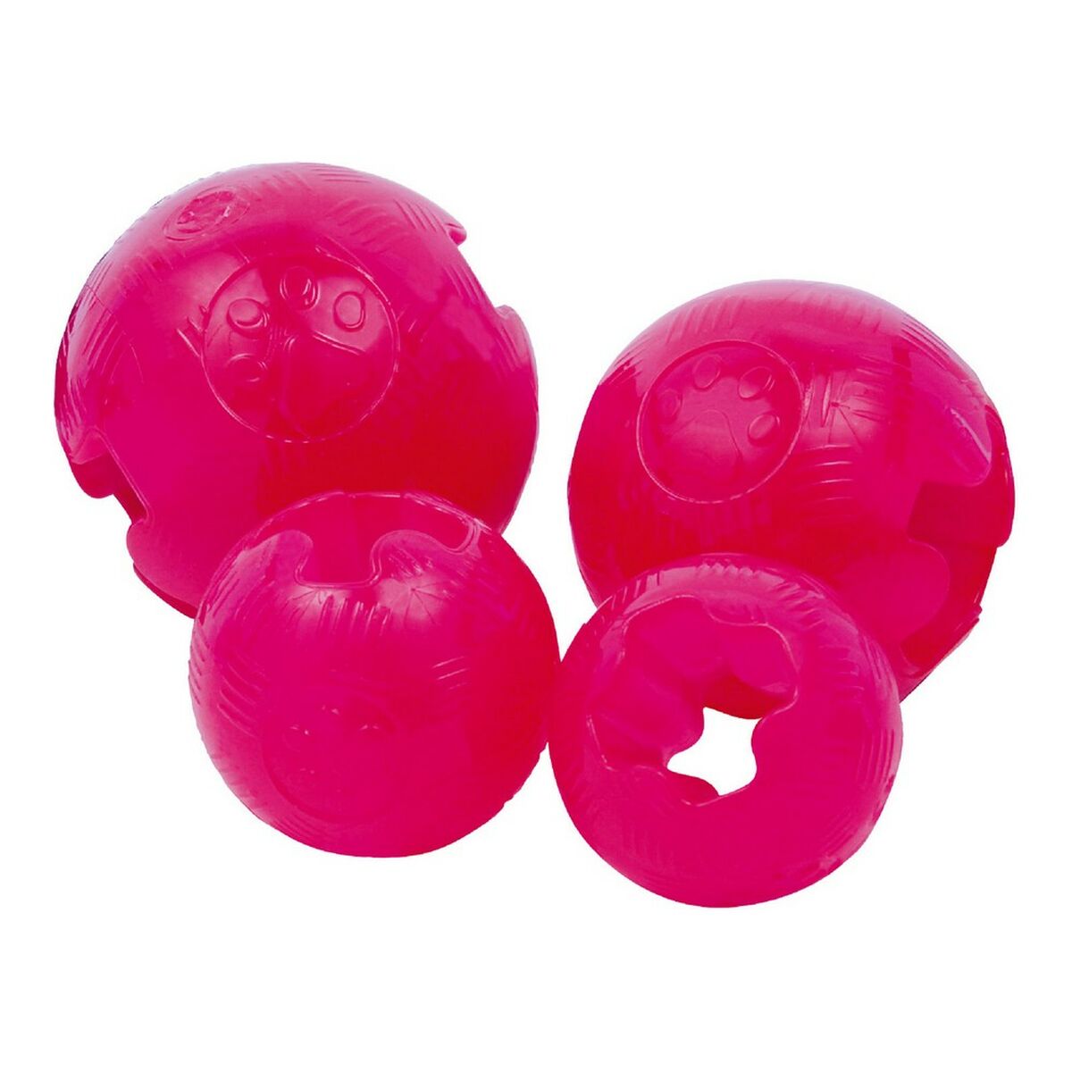 Hundleksak Gloria TPR Rosa (9,5 cm) - 3