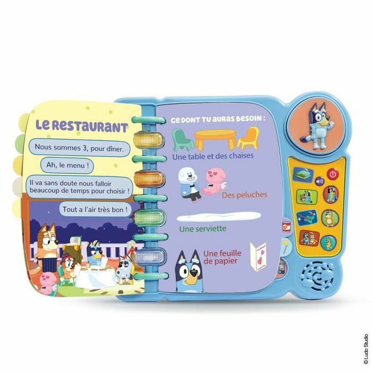 Interaktiv barnbok Vtech Bluey - 4