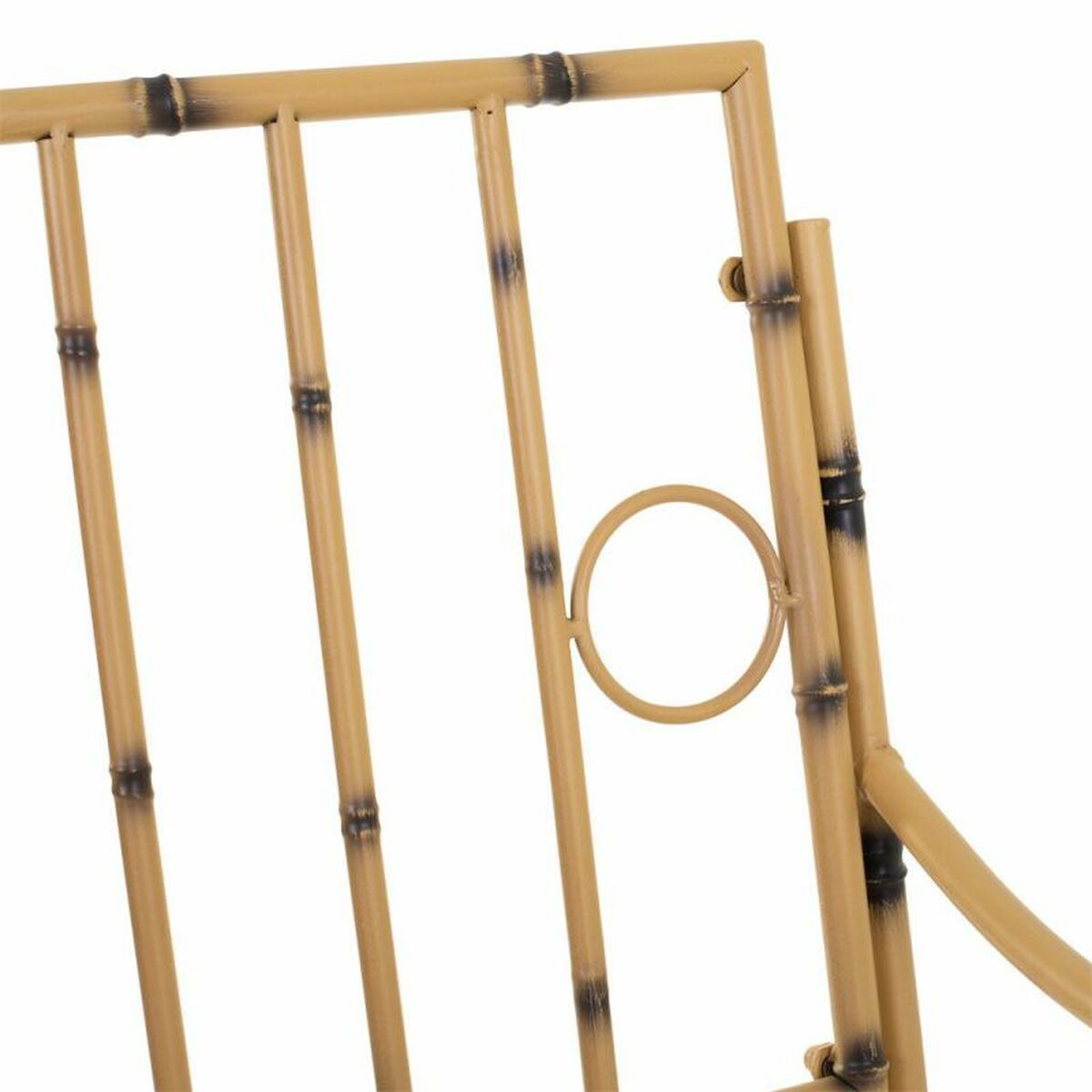 Bänk Alexandra House Living Gul Metall 50 x 92 x 126 cm - 7
