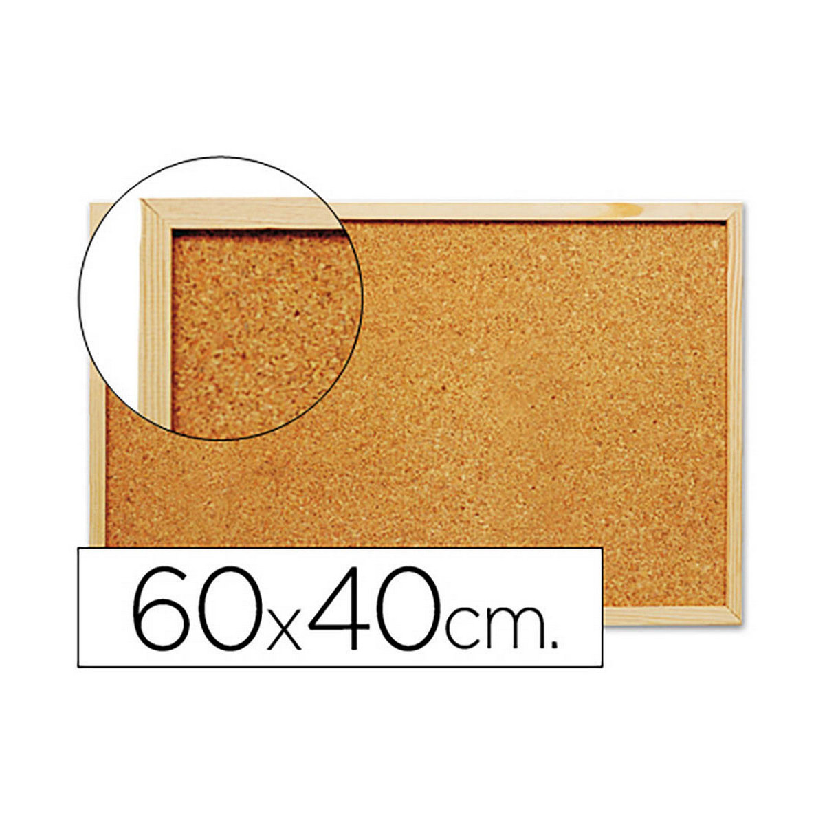 Skiffer Q-Connect Kork Brun (60 x 40 cm) - 12