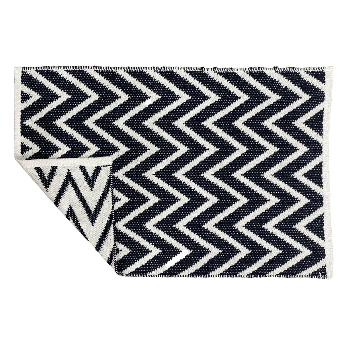 Matta DKD Home Decor Polyester Sick-sack Dvobarvna 160 x 230 x 1 cm - 5