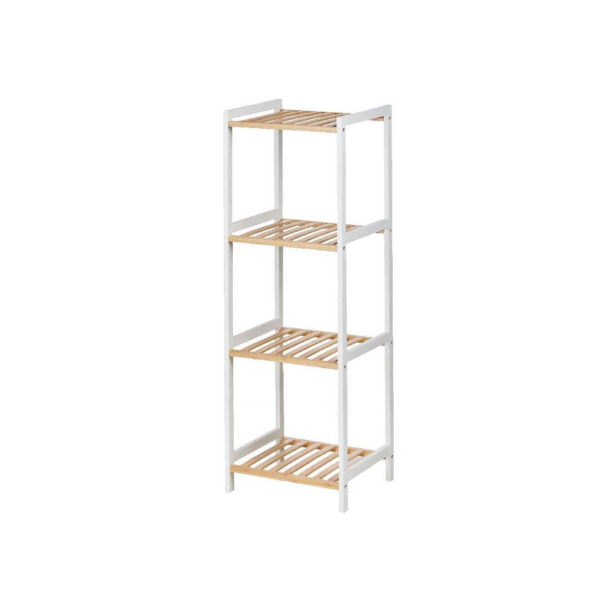 Badrumshyllor Berilo Vit Naturell 35 x 30 x 100 cm 35,2 x 100,2 x 30,2 cm