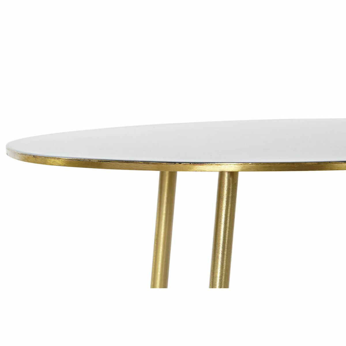 Konsol DKD Home Decor Vit Svart Gyllene Aluminium 67 x 50 x 37 cm - 5