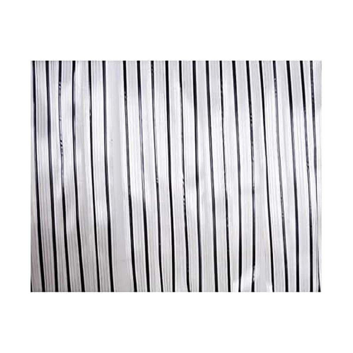 Gardiner EDM 75956 Svart polypropen Tejper 90 x 210 cm 90 x 210 cm - 2