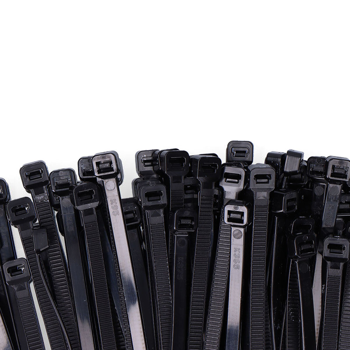Nylonkabelband EDM 48425 Svart 250 x 4,8 mm (100 antal) - 5