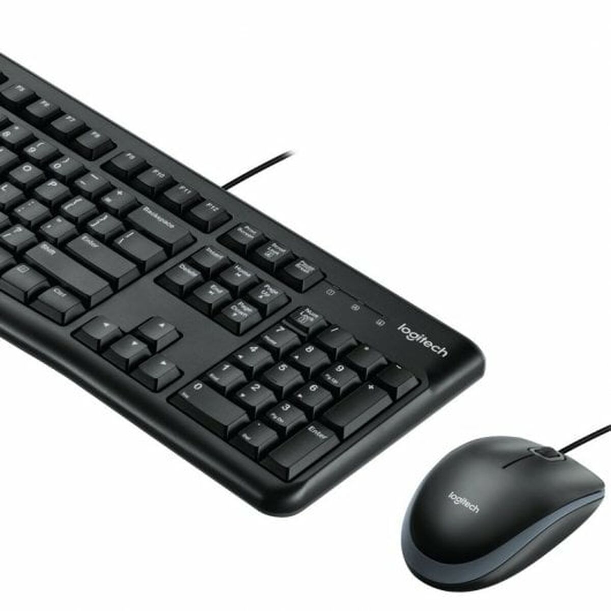 Tangentbord Logitech Desktop MK120 QWERTY Svart portugisiska - 5