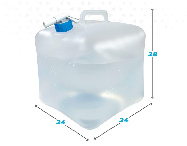 Vattenflaska Aktive Polyetylen 15 L 24 x 28 x 24 cm (12 antal) - 2