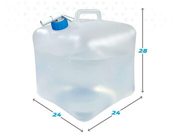 Vattenflaska Aktive Polyetylen 15 L 24 x 28 x 24 cm (12 antal)