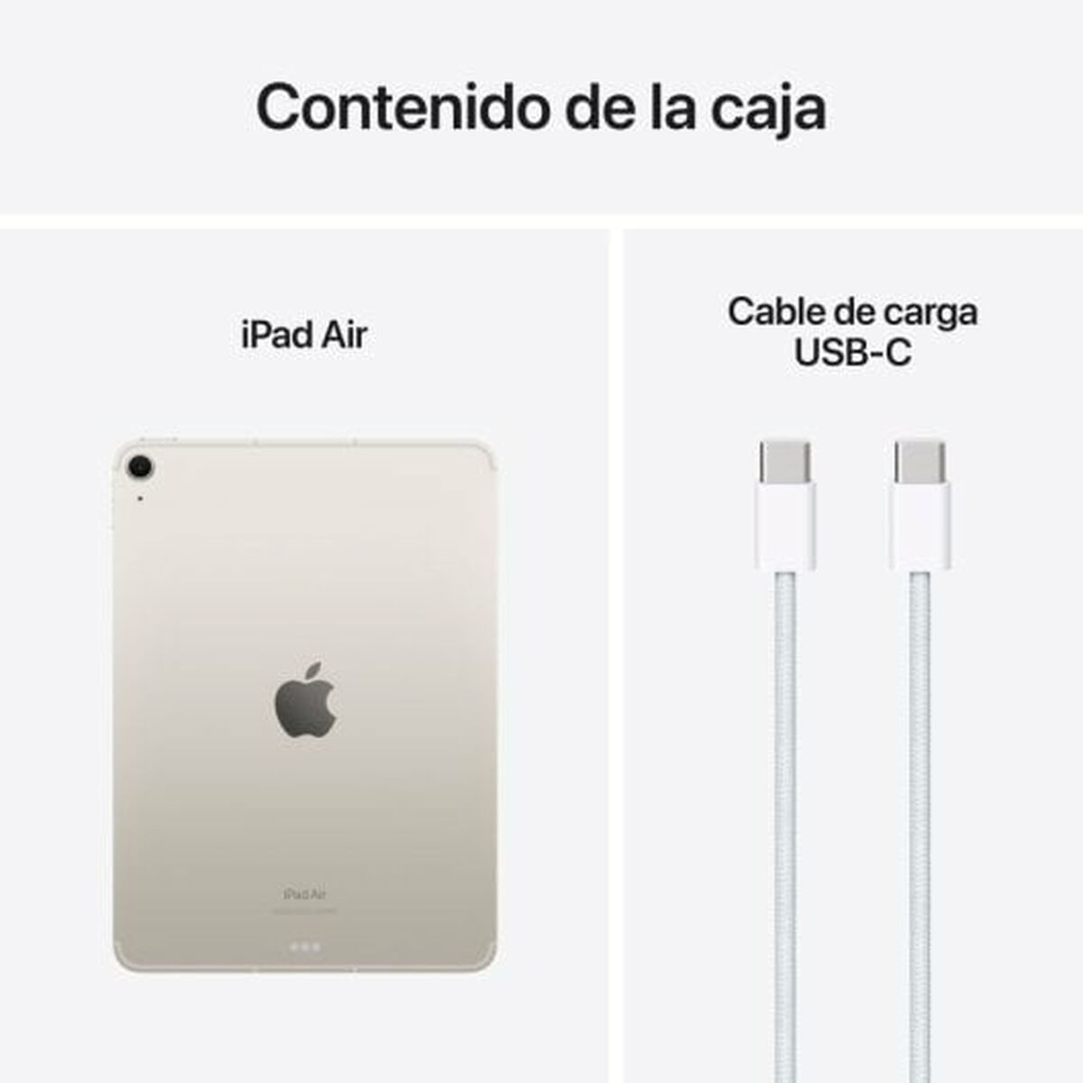 Läsplatta Apple iPad Air 2024 11" 128 GB Vit M2 8 GB RAM - 7