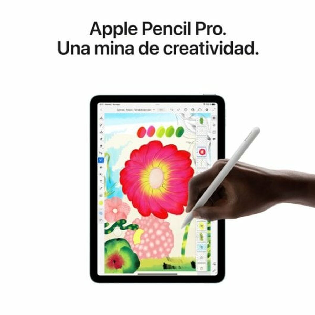 Läsplatta Apple iPad Air 2024 11" 128 GB Vit M2 8 GB RAM - 4