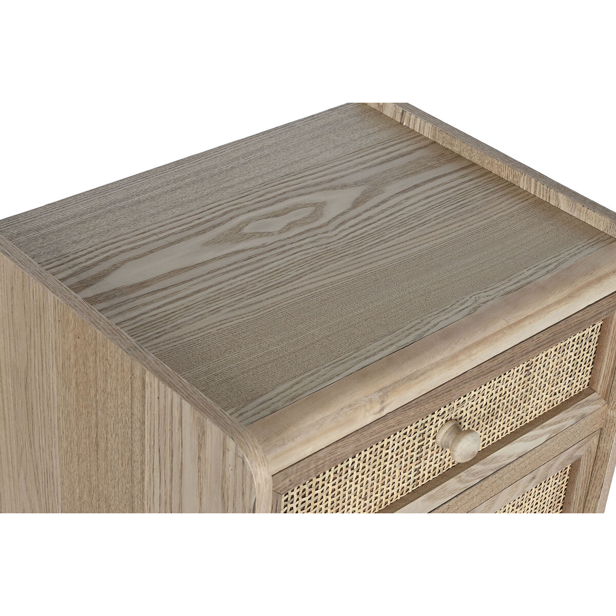 Byrå Home ESPRIT Naturell Rattan Paulowniaträ 40 x 30 x 104 cm - 4