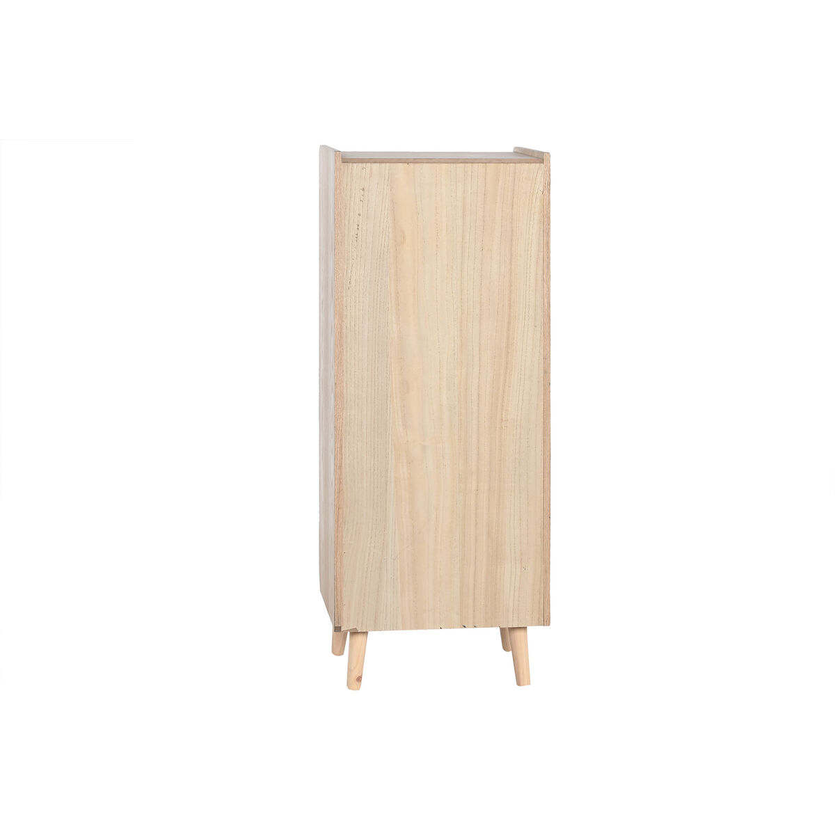 Byrå Home ESPRIT Naturell Rattan Paulowniaträ 40 x 30 x 104 cm - 2