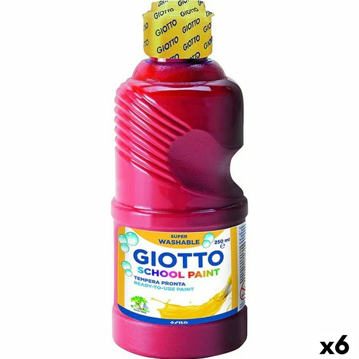Tempera Giotto Klarrött 500 ml (6 antal)