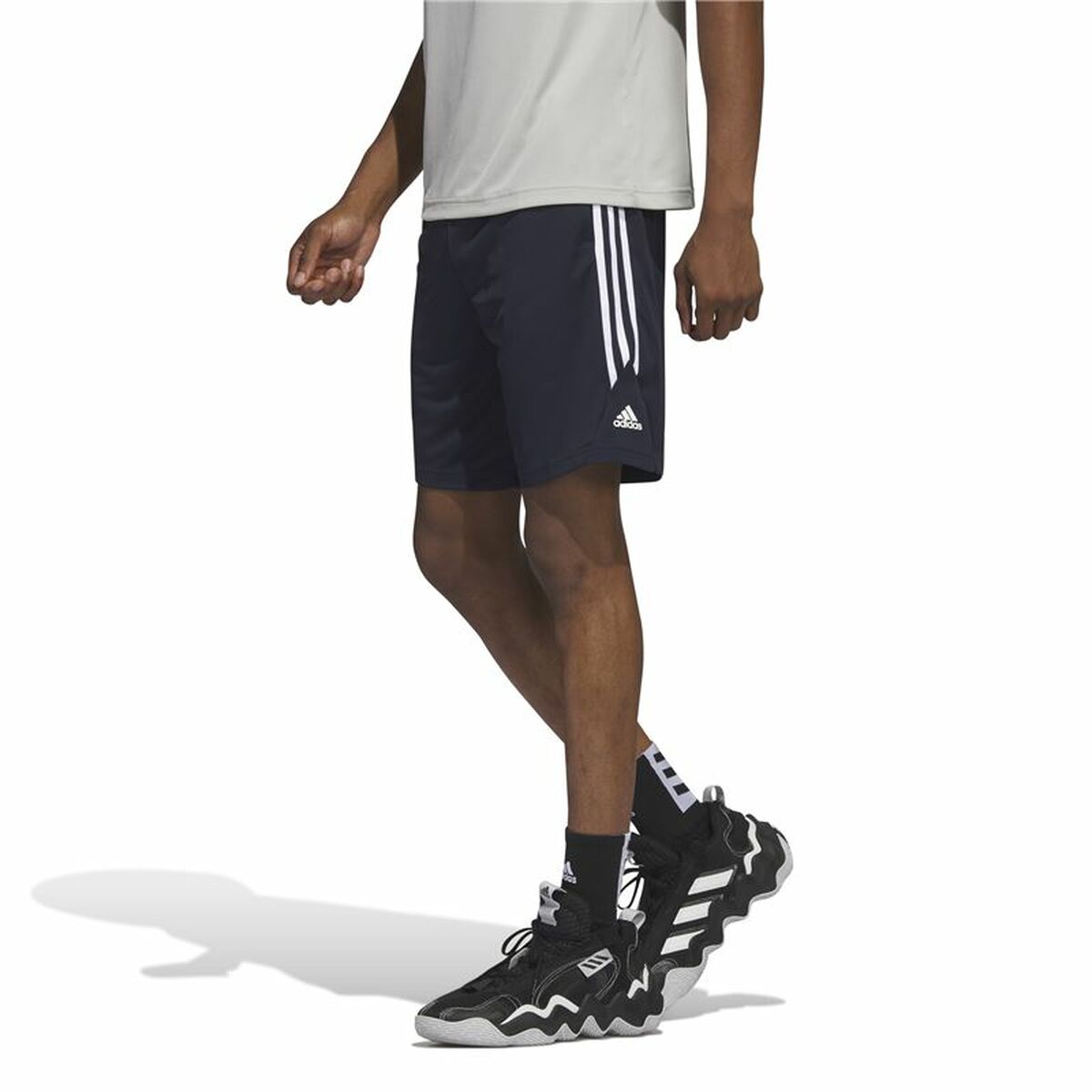 Träningsshorts Adidas 3Bandas-Trainning ipes Svart - 2