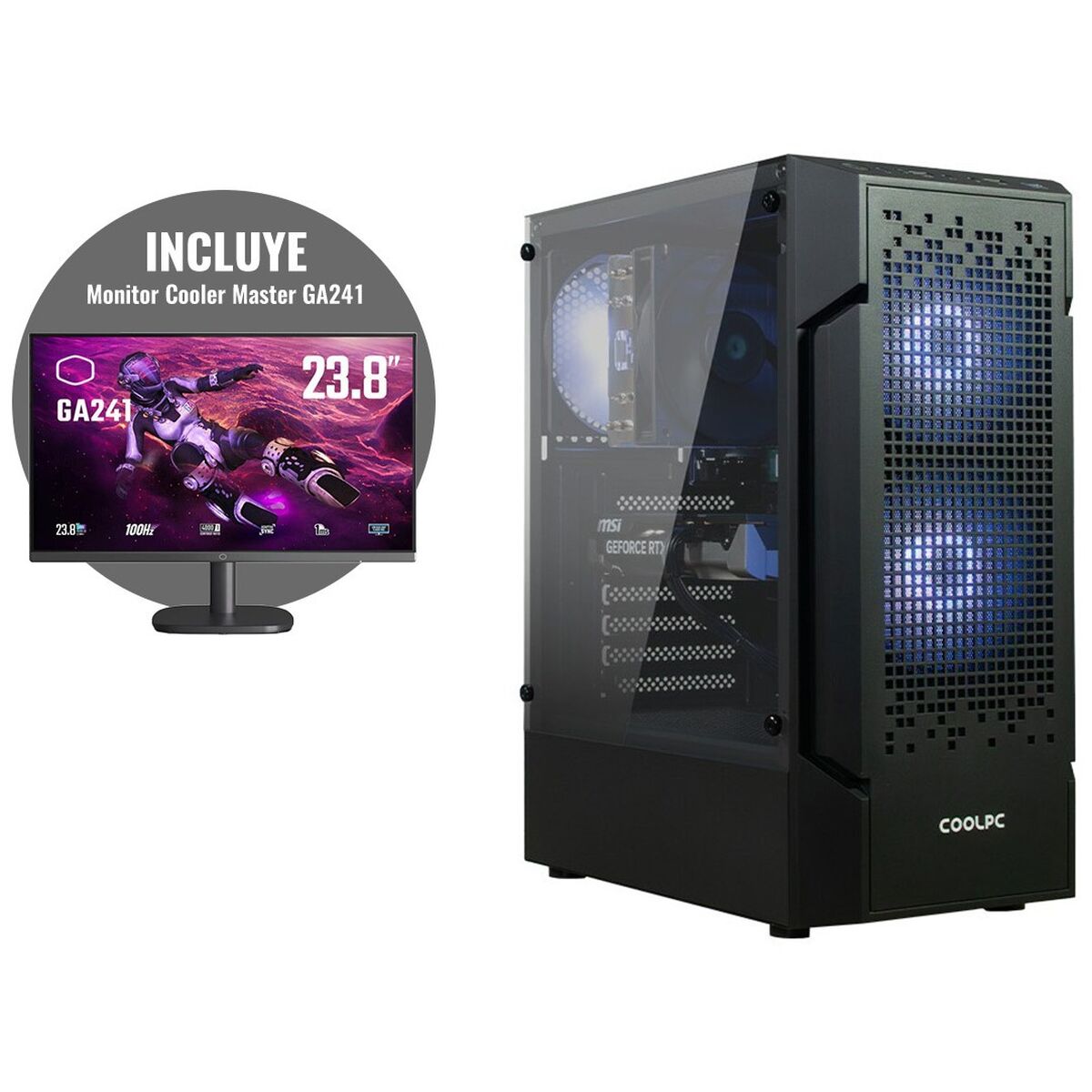 Bordsdator CoolPC PROD-045391 16 GB RAM 1 TB SSD geforce rtx 5060