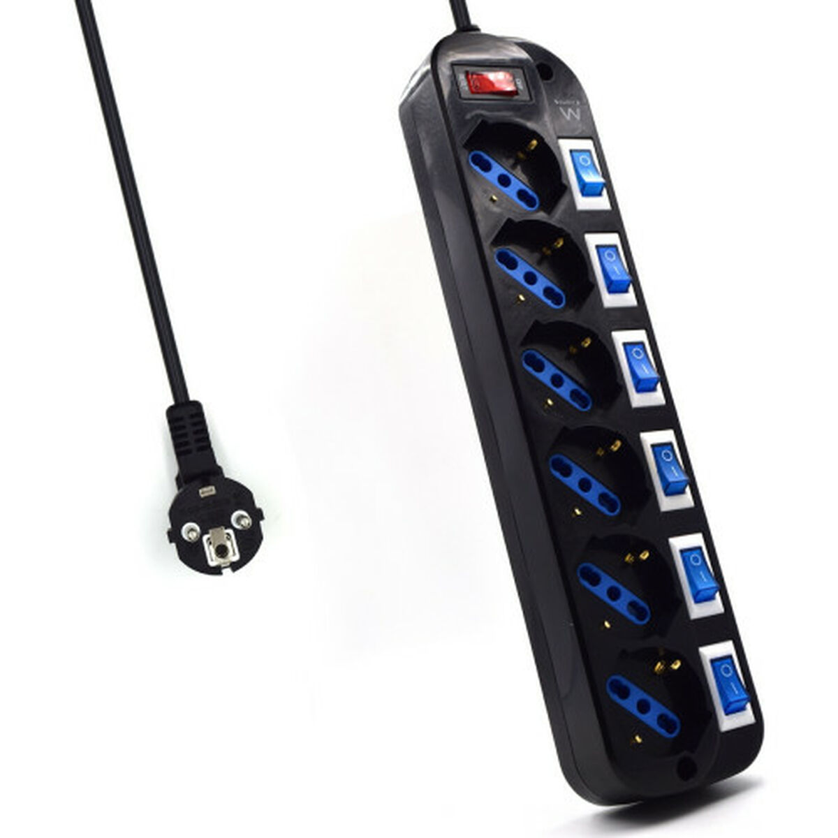 Skydd mot spänningstoppar Ewent EW3851 220 V 16 A