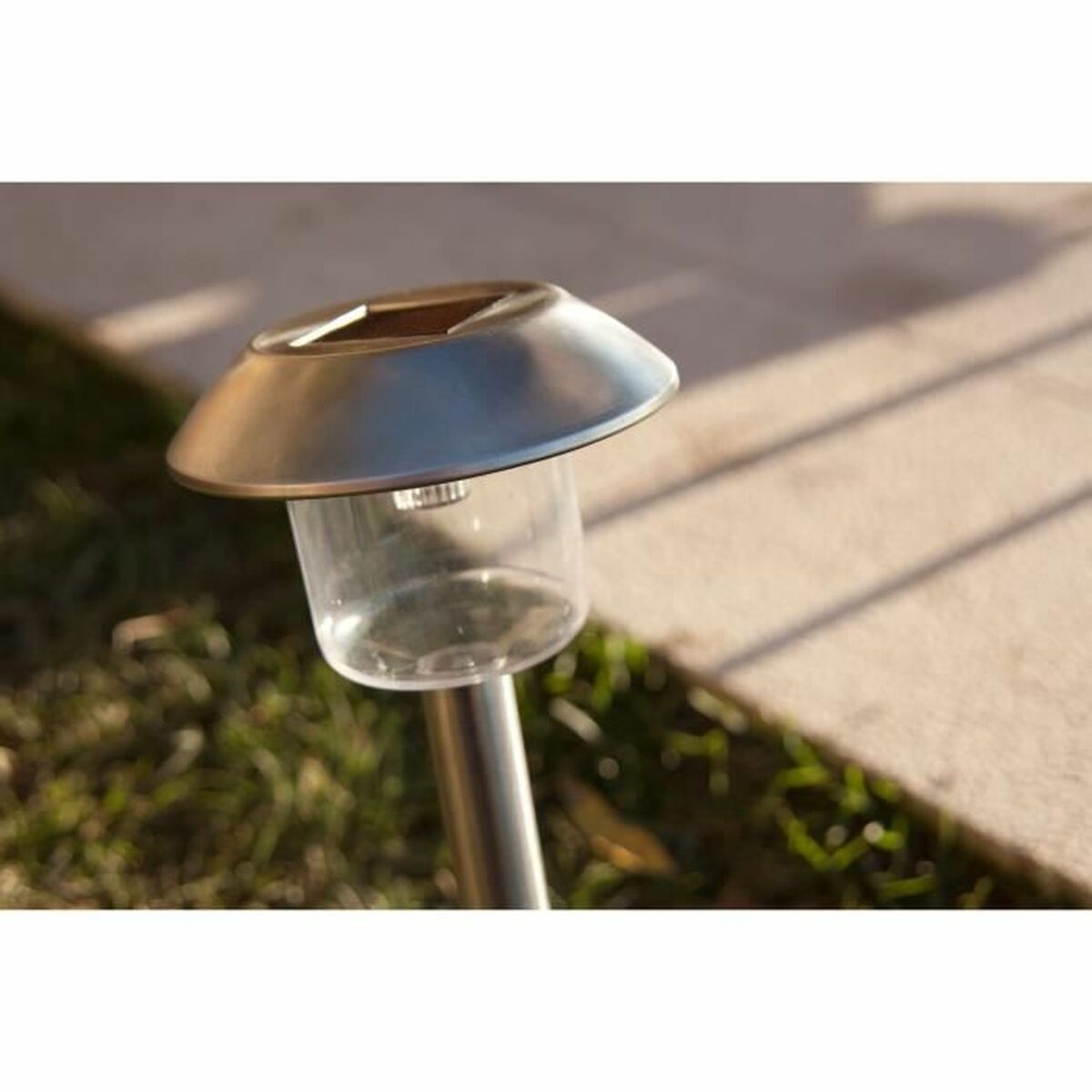 Solcellslampa Lumisky Alesia LED Silvrig Rostfritt stål Kallvit (8 antal) - 2