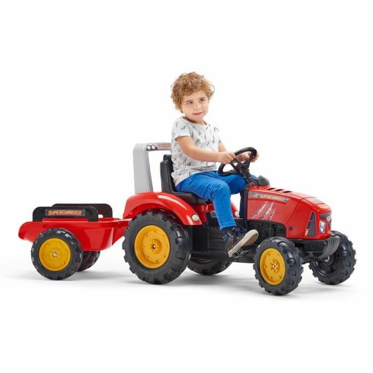 Pedaltraktor Falk Supercharger 2020AB Röd - 2