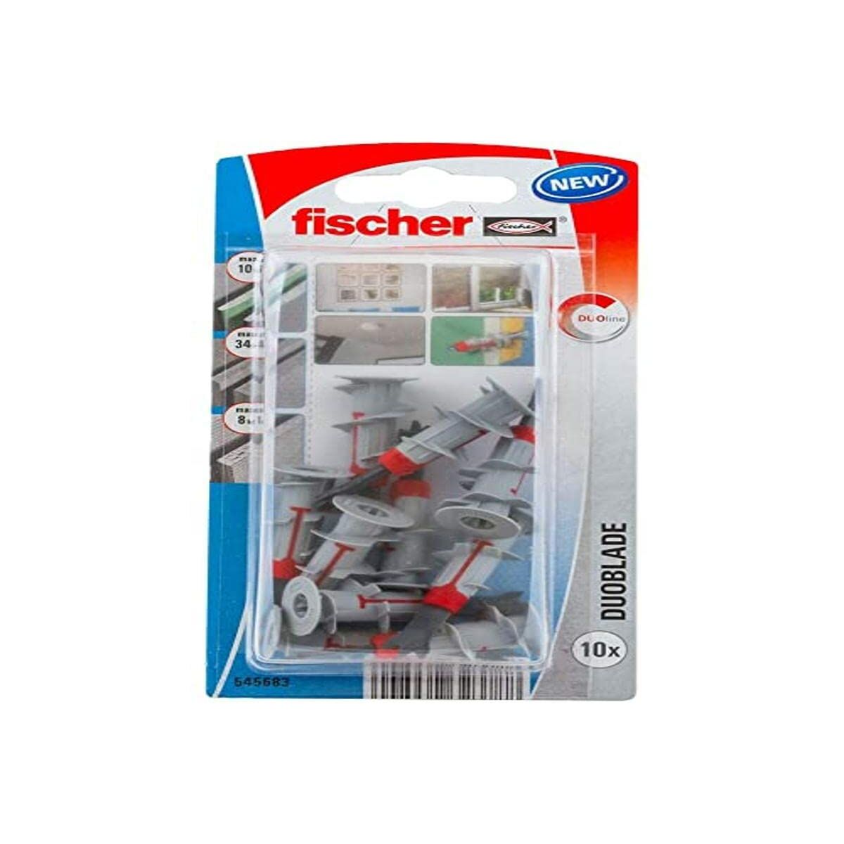 Dobbar Fischer Duoblade Nylon Plast (10 antal) - 3