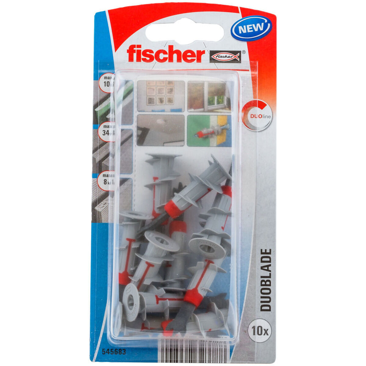 Dobbar Fischer Duoblade Nylon Plast (10 antal)