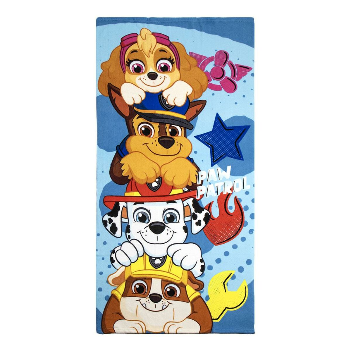 Strandbadduk The Paw Patrol Blå 70 x 140 cm