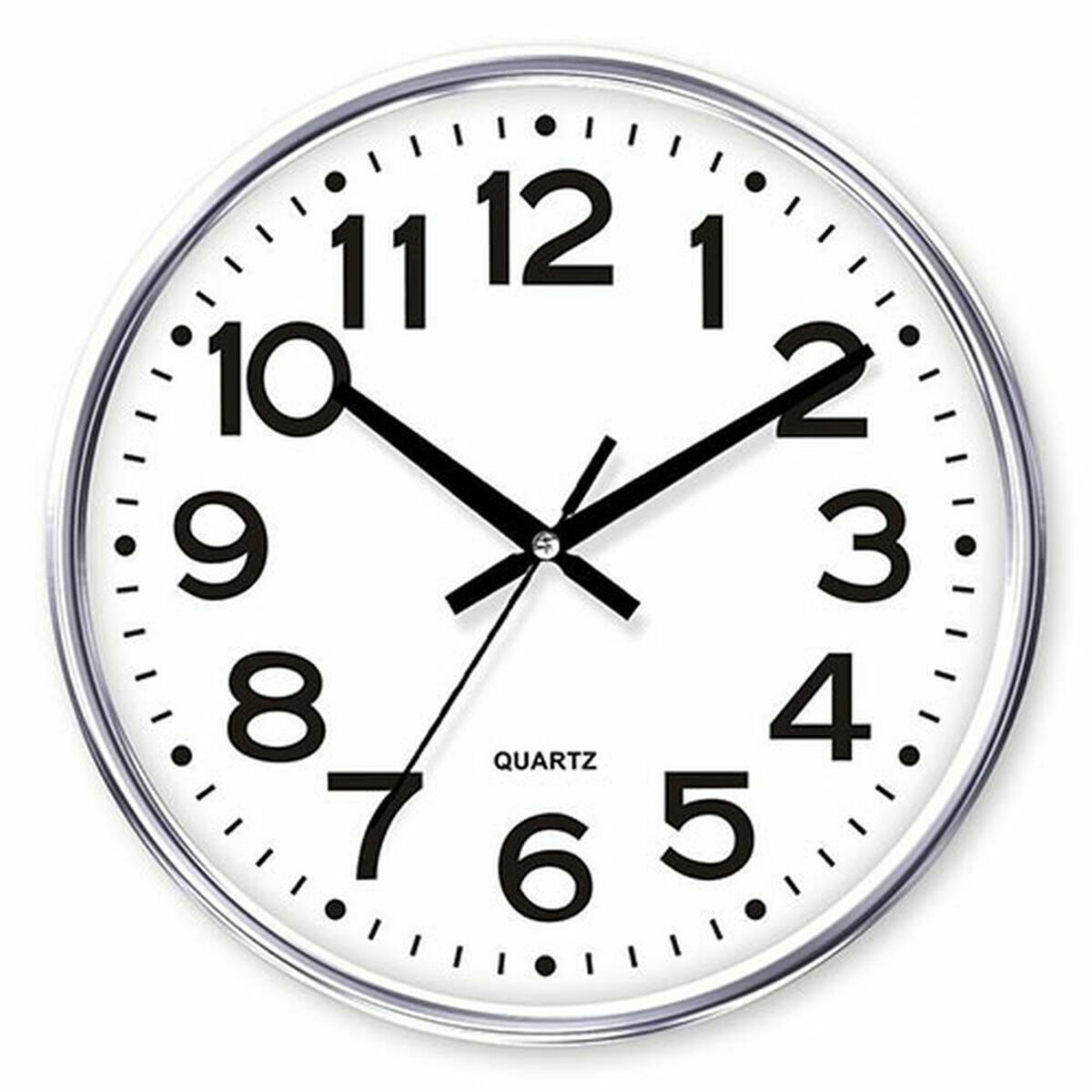Väggklocka Timemark Silvrig 34 x 34 cm - 2