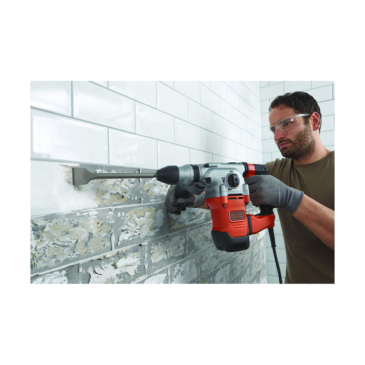 Perforeringshammare Black & Decker BEHS03K - 9