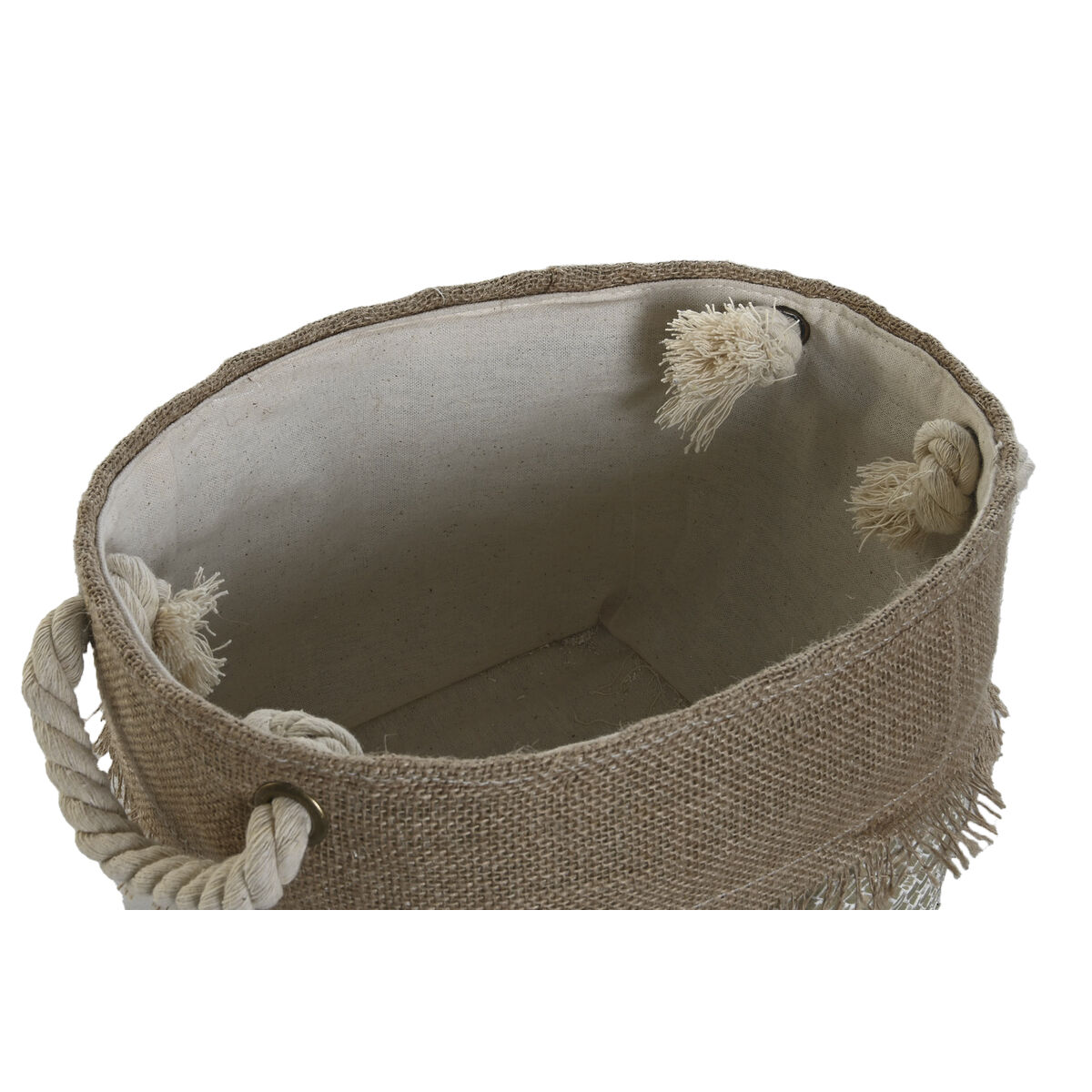 Korg - set DKD Home Decor 28 x 28 x 20 cm Medelhavs (2 antal) - 3
