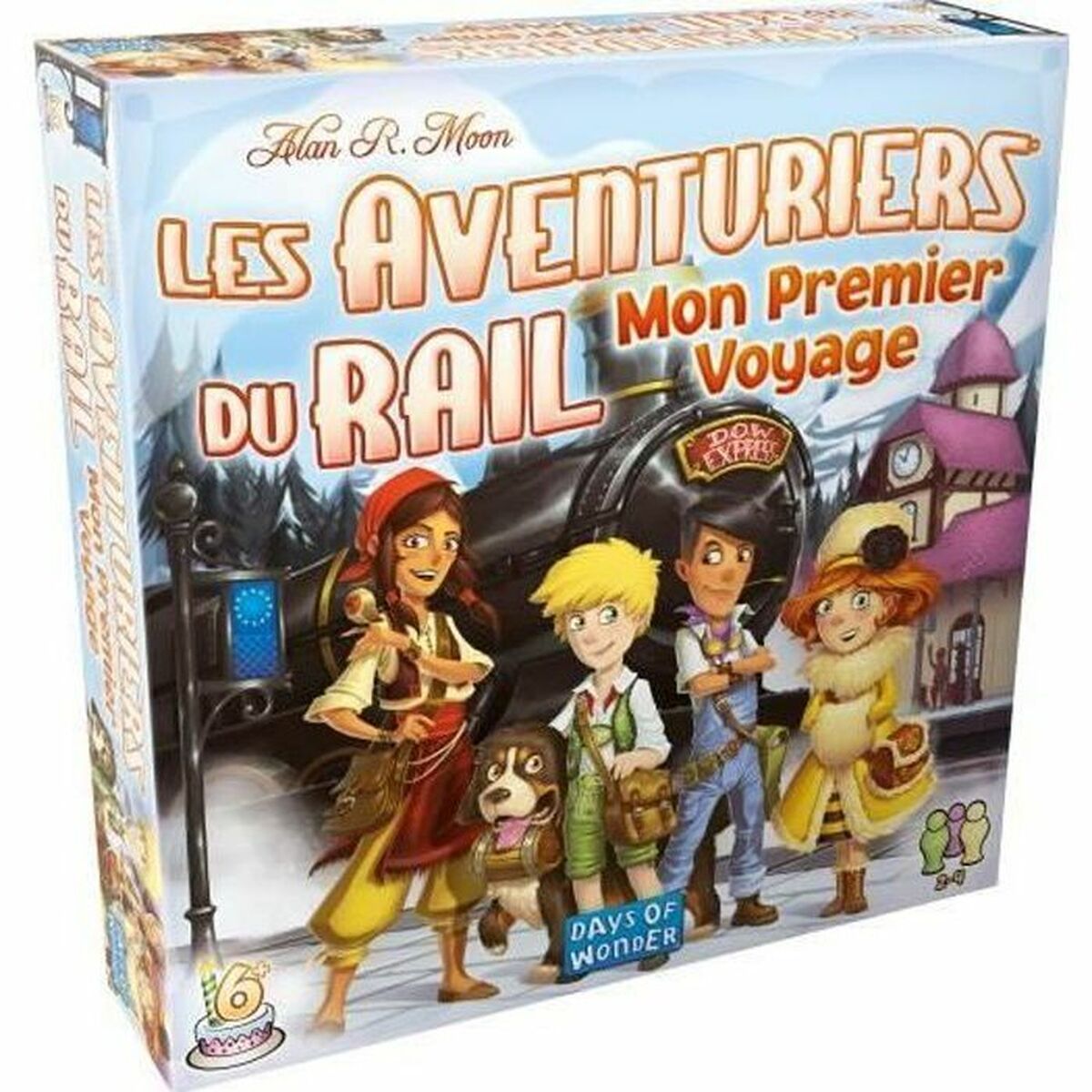 Sällskapsspel Asmodee Rail Adventurers : My First Voyage (FR) Svart Blå Vit Grön