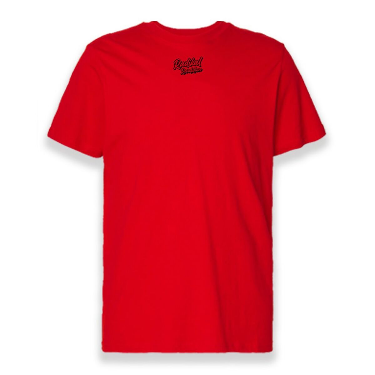 T-shirt med kortärm Herr RADIKAL YOU NEVER RUN ALONE Röd L - 4