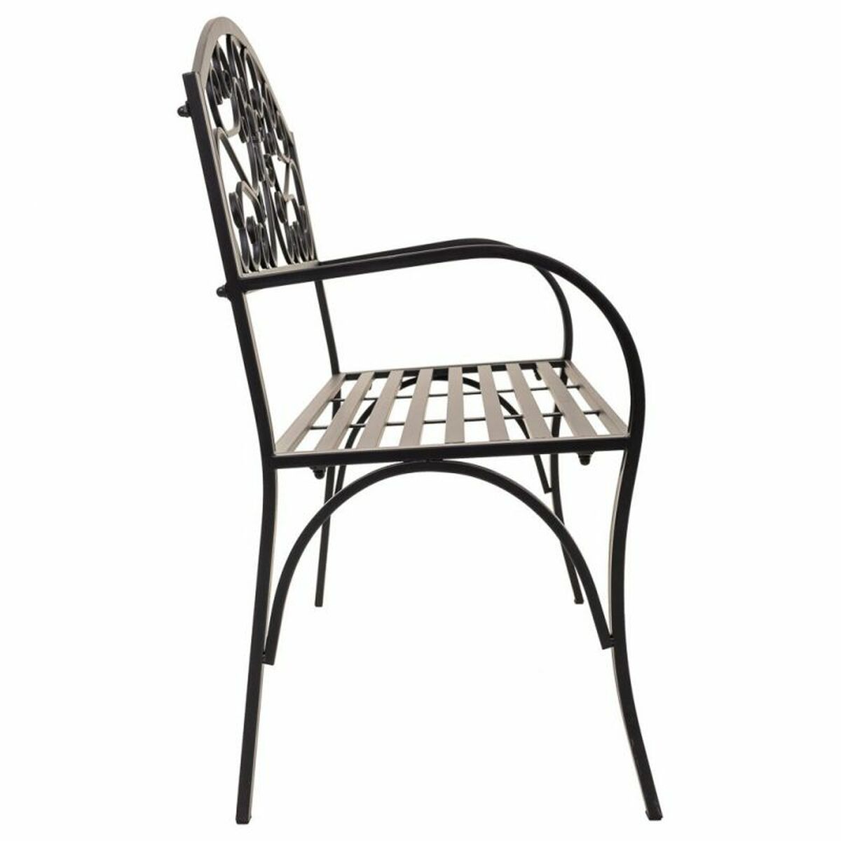Bänk Alexandra House Living Svart Järn 53 x 91 x 153 cm - 4