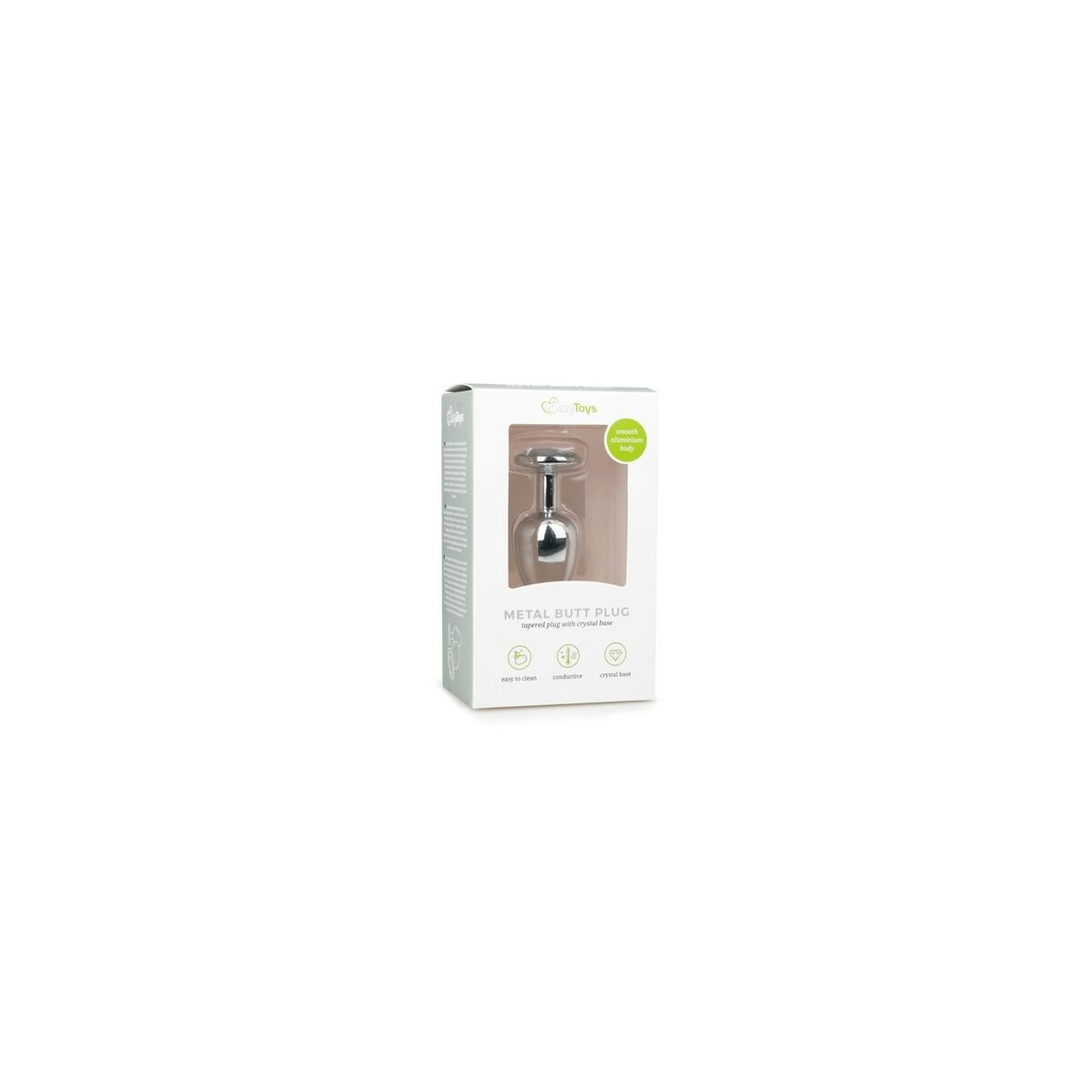 Analplugg EasyToys Silvrig - 2