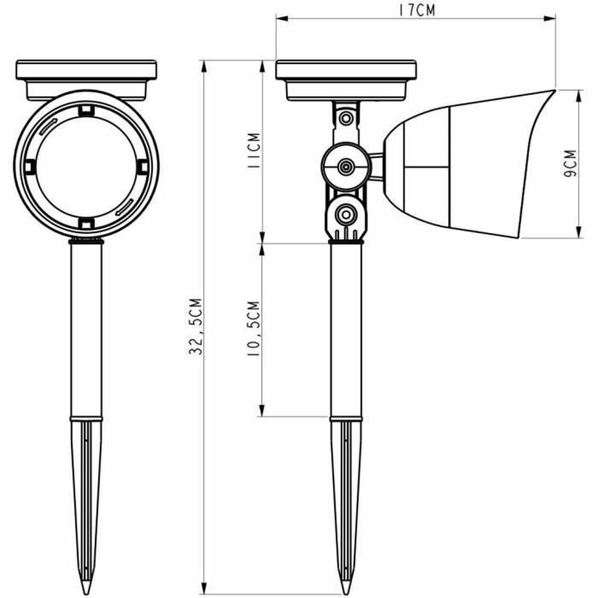 Solcellslampa Galix 30 Lm Rostfritt stål - 2