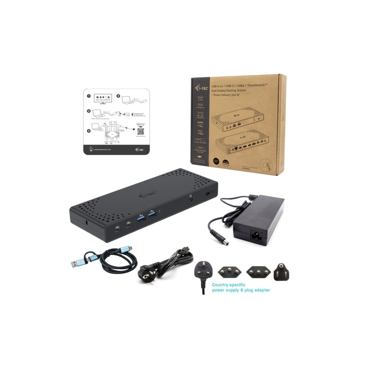 Dockstation i-Tec CADUA4KDOCKPDL2 - 2
