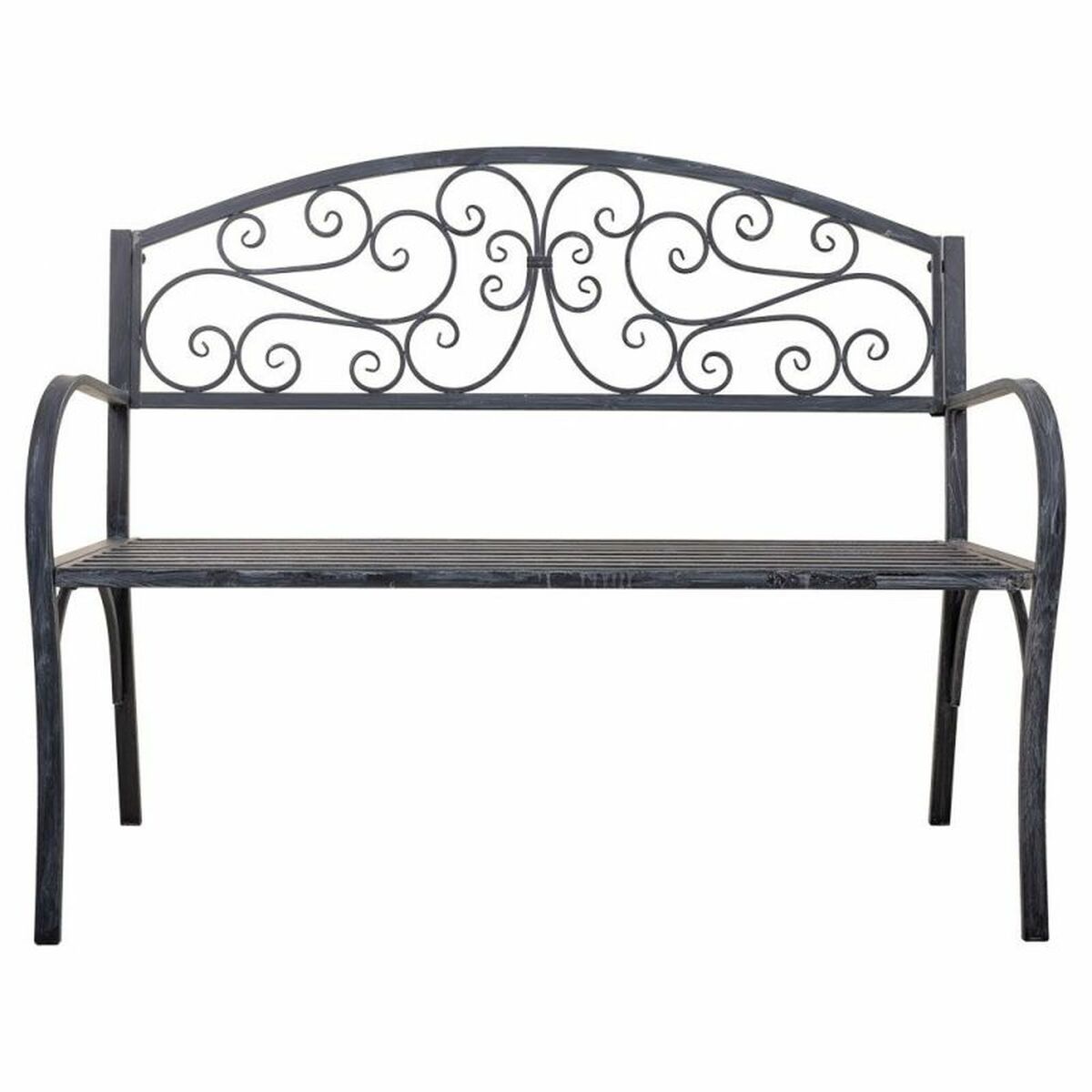 Bänk Alexandra House Living Grå Järn 53 x 91 x 153 cm - 5